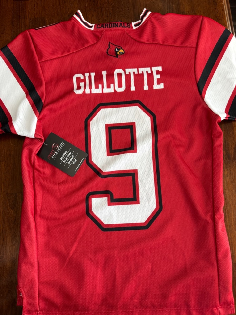 Red Louisville GameDay Greats Jersey with White & Black Trim